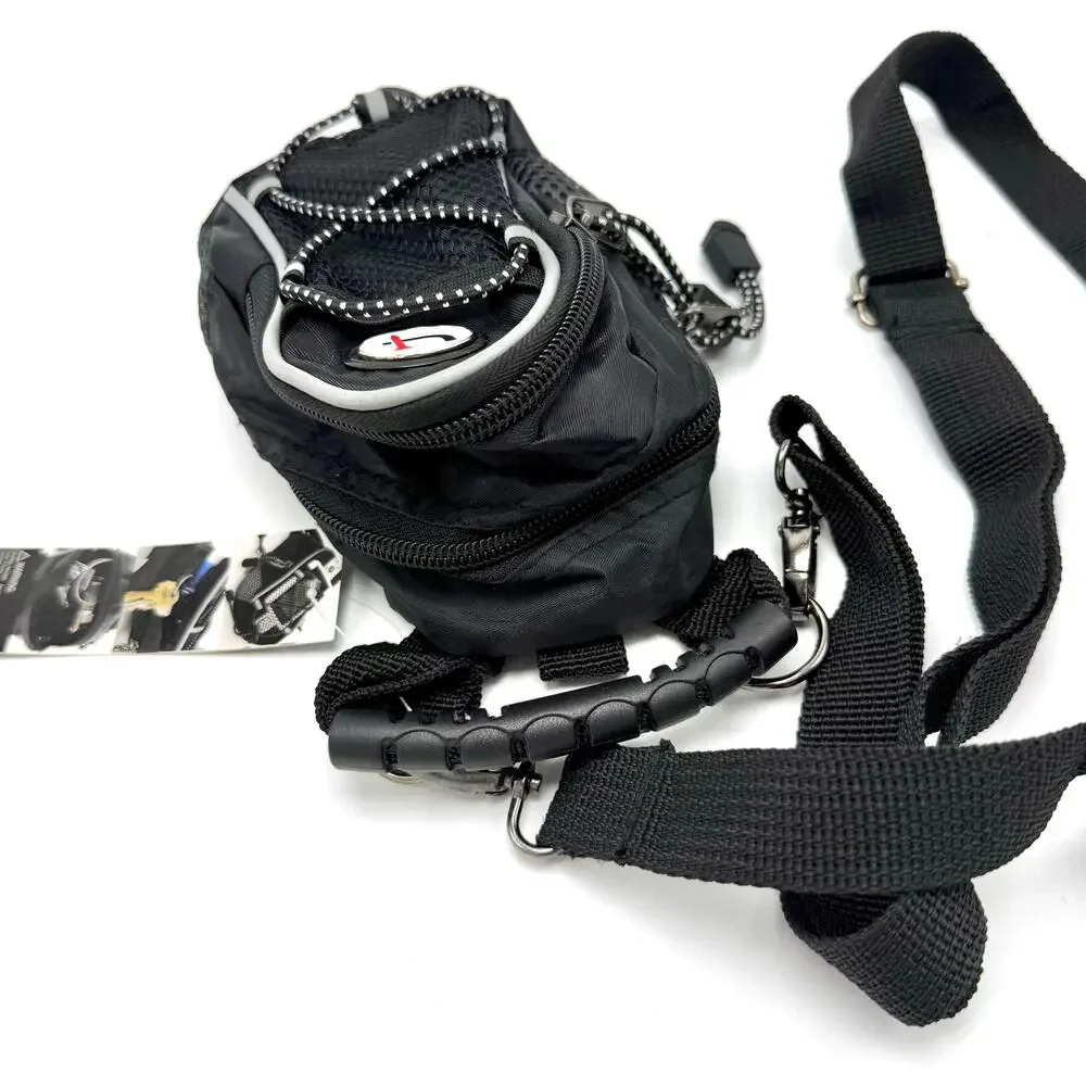 Mini Day Pack Small Black Crossbody Belt Bag Pouch Golf Travel Hiking Short Par4